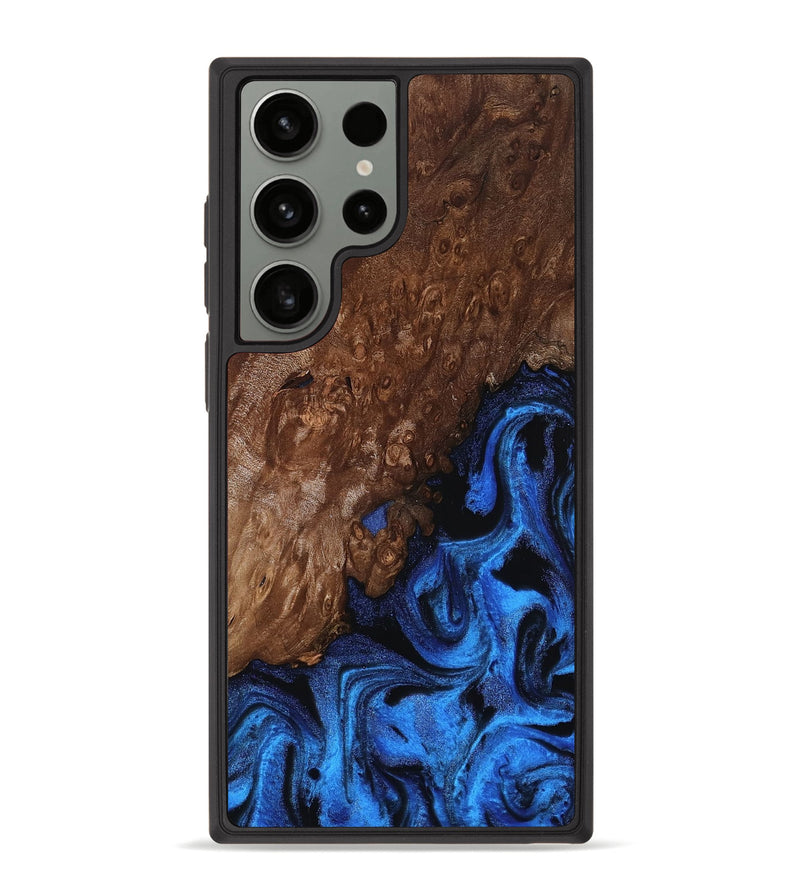Galaxy S23 Ultra Wood Phone Case - Loyd (Blue, 812016)