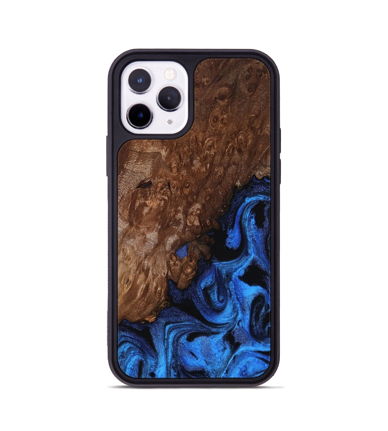 iPhone 11 Pro Wood Phone Case - Loyd (Blue, 812016)