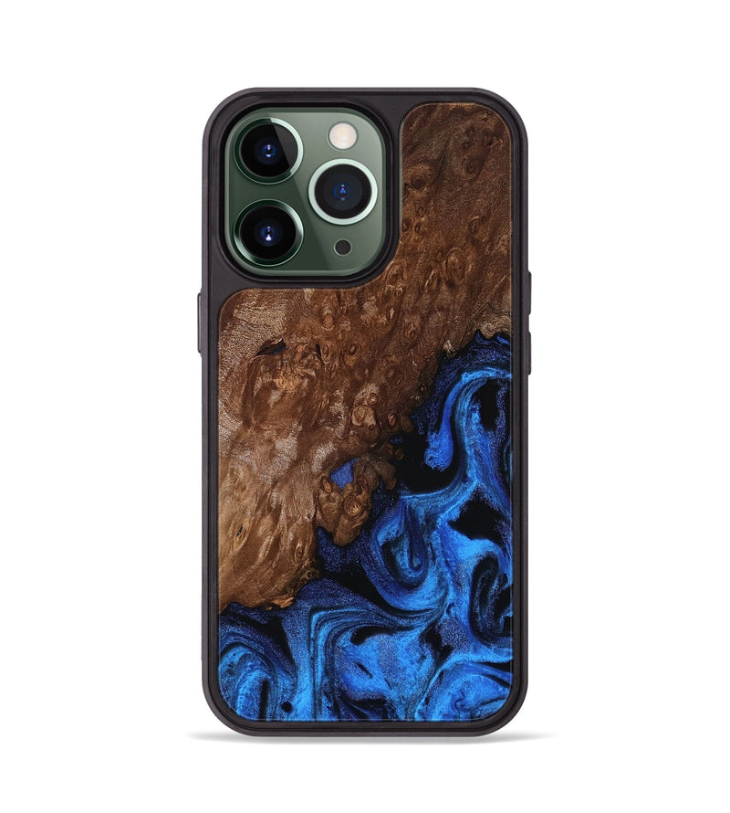 iPhone 13 Pro Wood Phone Case - Loyd (Blue, 812016)