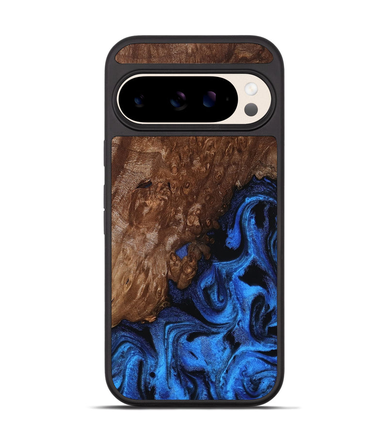 Pixel 10 Wood Phone Case - Loyd (Blue, 812016)