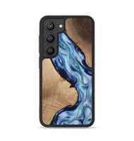 Galaxy S23 Wood Phone Case - Lillian (Blue, 812017)