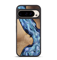 Pixel 10 Wood Phone Case - Lillian (Blue, 812017)