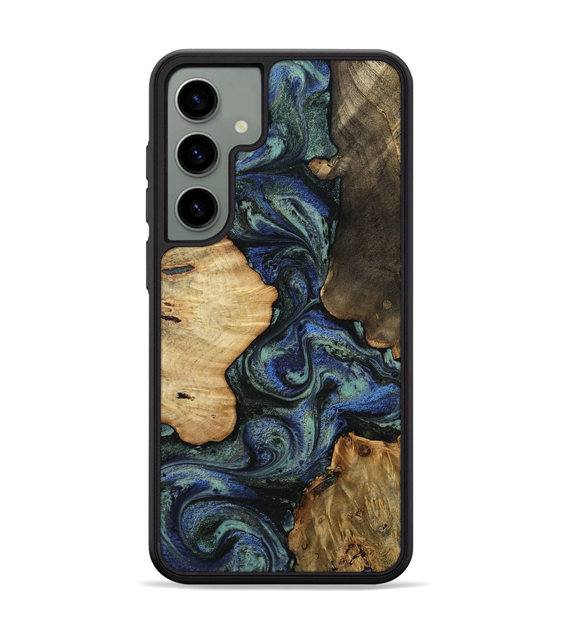 Galaxy S24 Plus Wood Phone Case - Devyn (Blue, 812020)