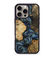 iPhone 16 Pro Max Wood Phone Case - Devyn (Blue, 812020)