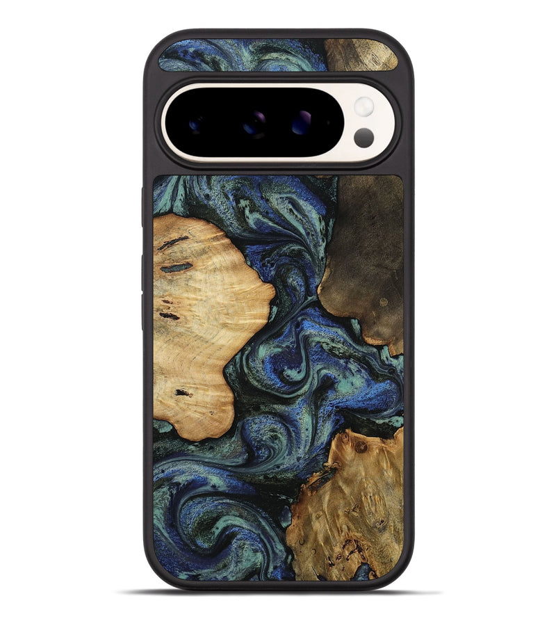 Pixel 9 Pro XL Wood Phone Case - Devyn (Blue, 812020)