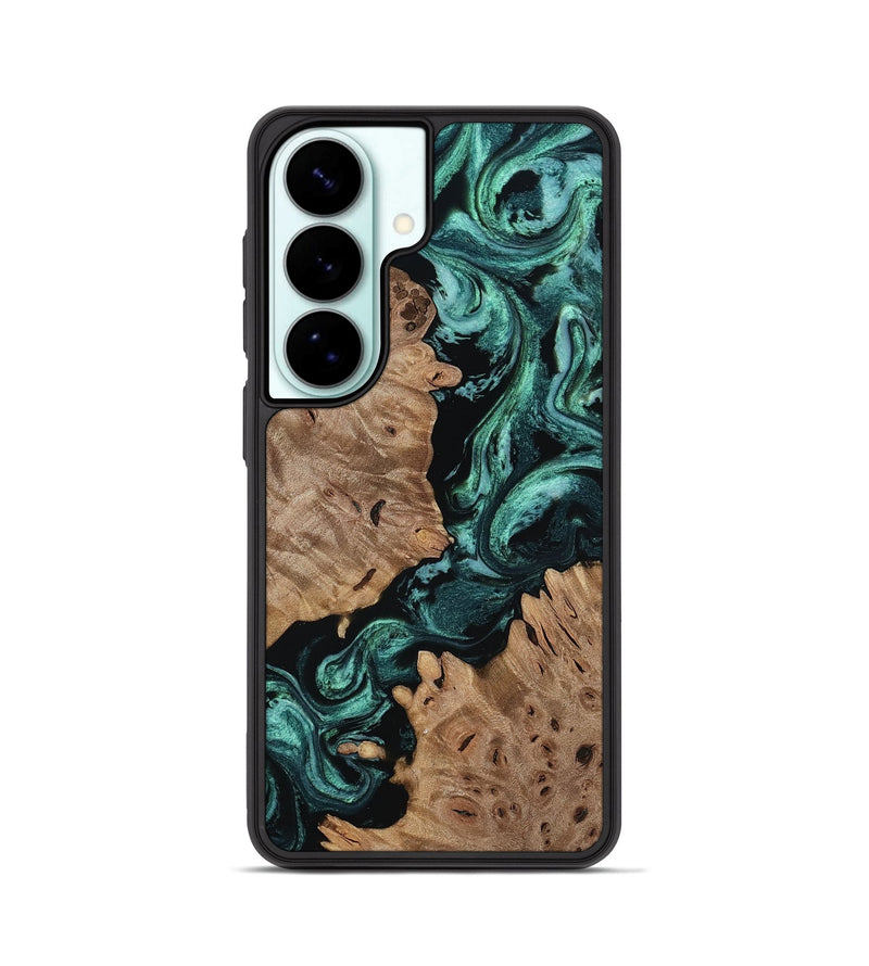 Galaxy S26 Wood Phone Case - Johnny (Green, 812021)