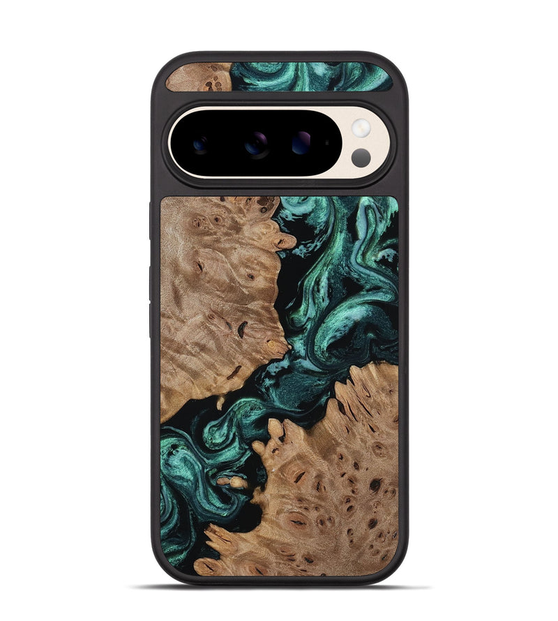 Pixel 10 Wood Phone Case - Johnny (Green, 812021)