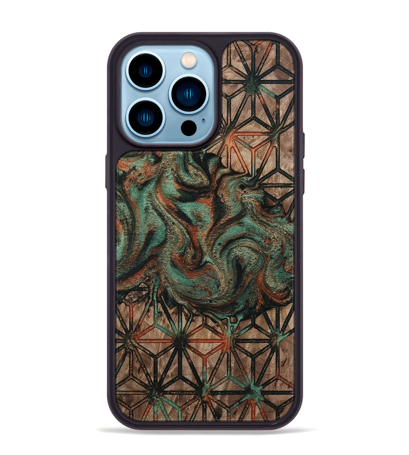 iPhone 14 Pro Max Wood Phone Case - Ayaan (Pattern, 812022)