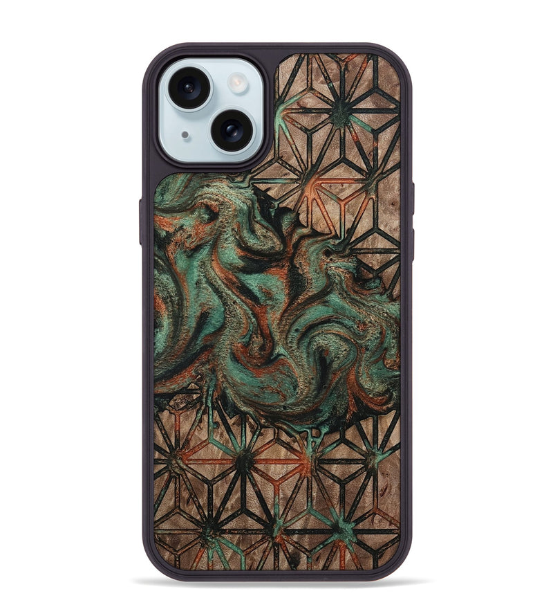 iPhone 15 Plus Wood Phone Case - Ayaan (Pattern, 812022)