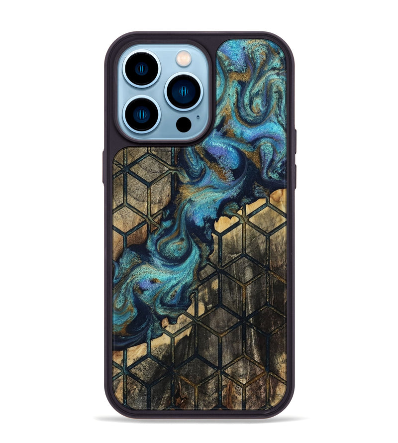 iPhone 14 Pro Max Wood Phone Case - Ina (Pattern, 812023)