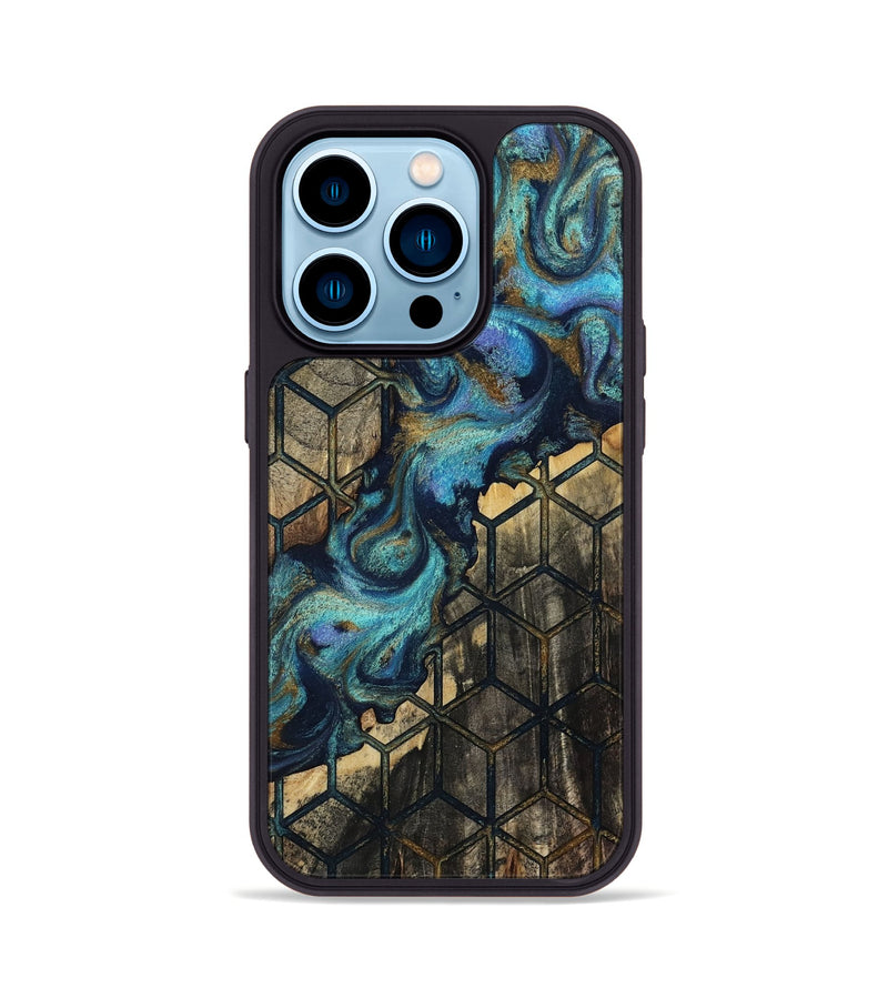 iPhone 14 Pro Wood Phone Case - Ina (Pattern, 812023)