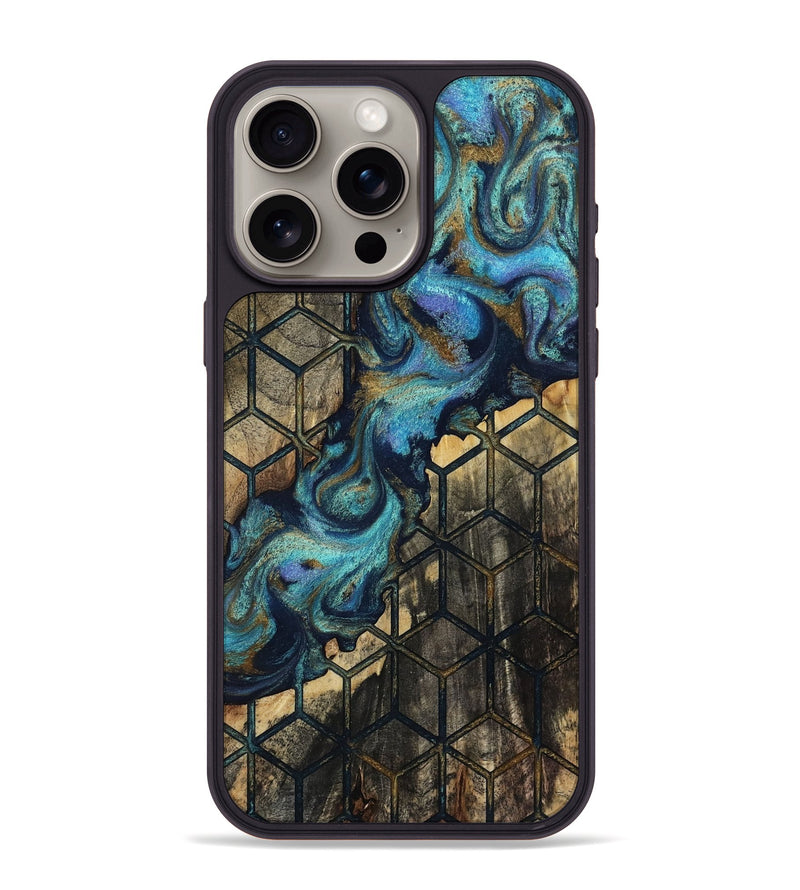 iPhone 15 Pro Max Wood Phone Case - Ina (Pattern, 812023)