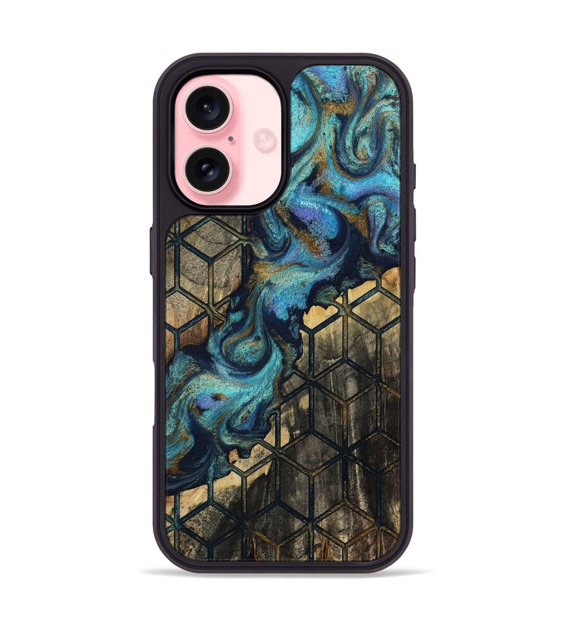 iPhone 16 Wood Phone Case - Ina (Pattern, 812023)
