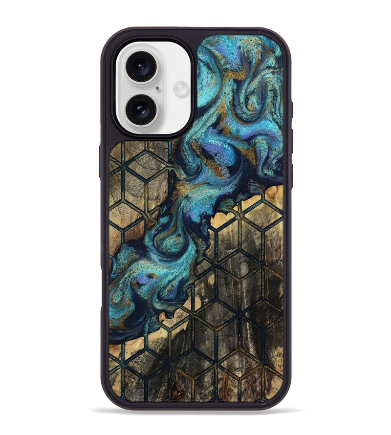 iPhone 16 Plus Wood Phone Case - Ina (Pattern, 812023)