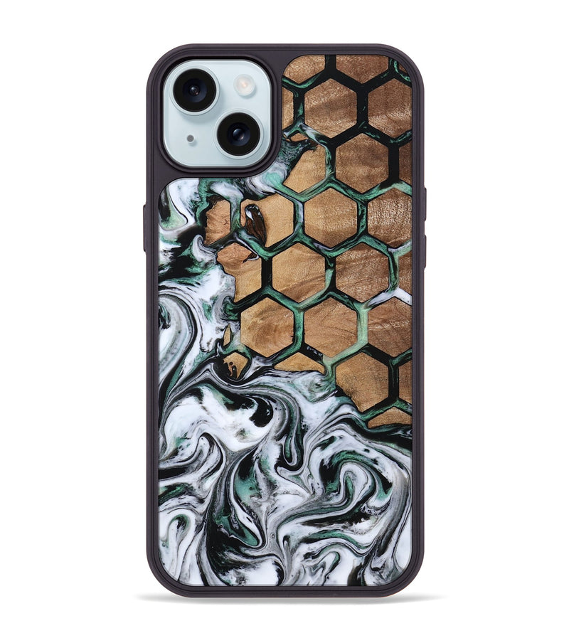 iPhone 15 Plus Wood Phone Case - Adaline (Pattern, 812024)
