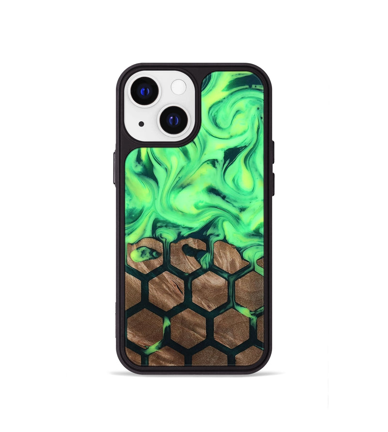 iPhone 13 mini Wood Phone Case - Eunice (Pattern, 812025)