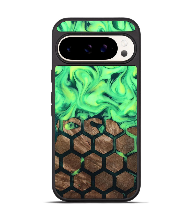 Pixel 9 Pro Wood Phone Case - Eunice (Pattern, 812025)
