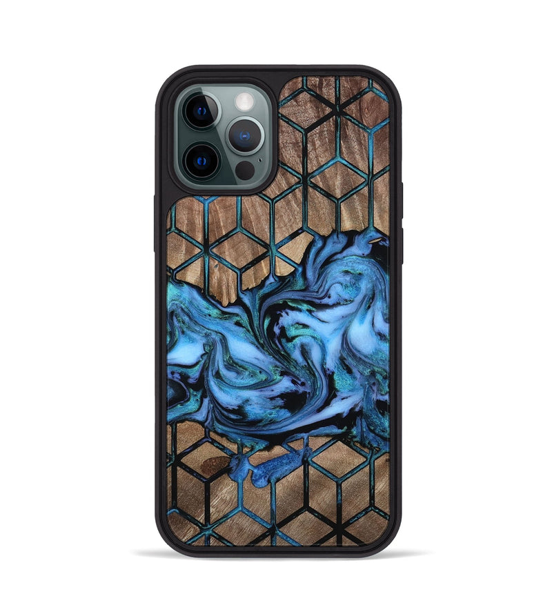 iPhone 12 Pro Wood Phone Case - Zendaya (Pattern, 812027)