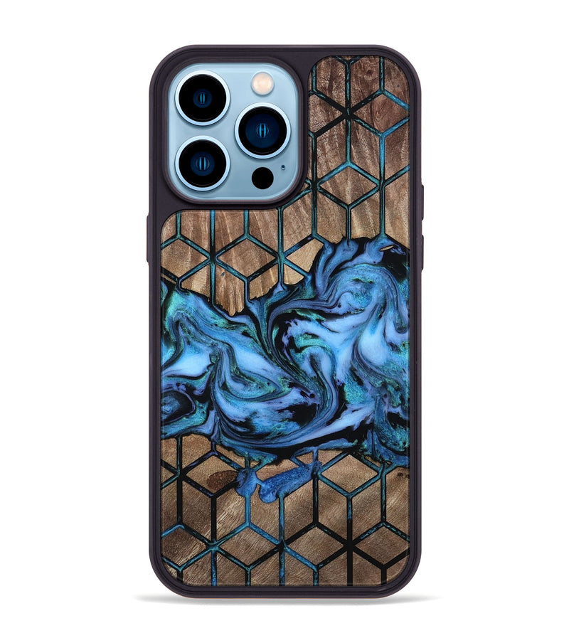 iPhone 14 Pro Max Wood Phone Case - Zendaya (Pattern, 812027)