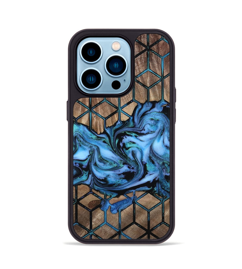 iPhone 14 Pro Wood Phone Case - Zendaya (Pattern, 812027)