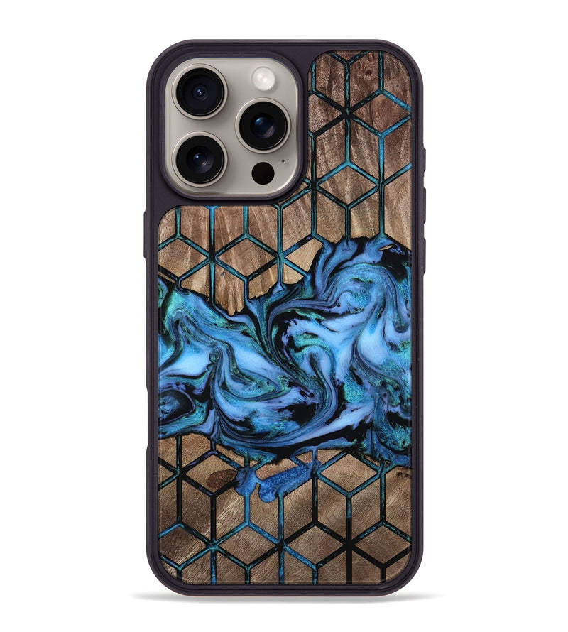 iPhone 16 Pro Max Wood Phone Case - Zendaya (Pattern, 812027)