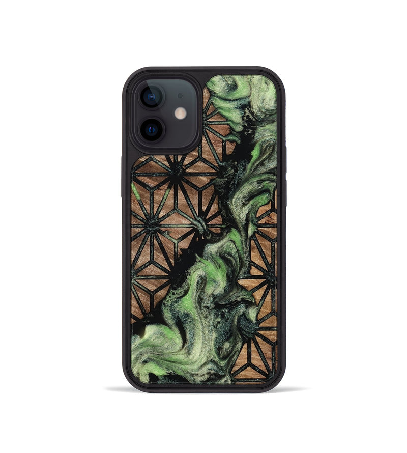 iPhone 12 mini Wood Phone Case - Levy (Pattern, 812029)