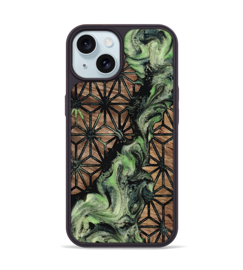 iPhone 15 Wood Phone Case - Levy (Pattern, 812029)