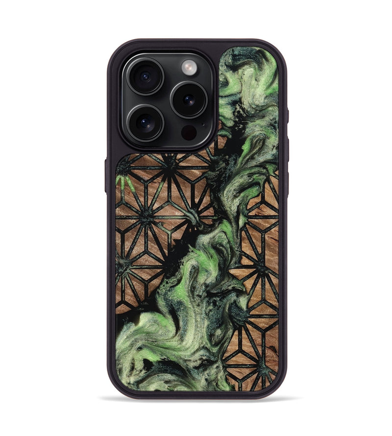 iPhone 15 Pro Wood Phone Case - Levy (Pattern, 812029)