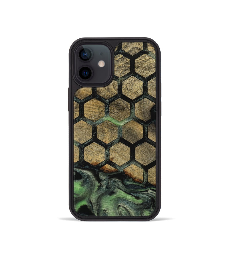 iPhone 12 mini Wood Phone Case - Amiri (Pattern, 812030)