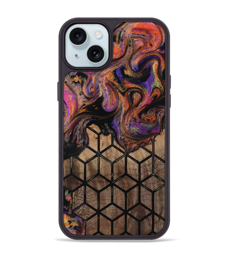 iPhone 15 Plus Wood Phone Case - Susan (Pattern, 812031)