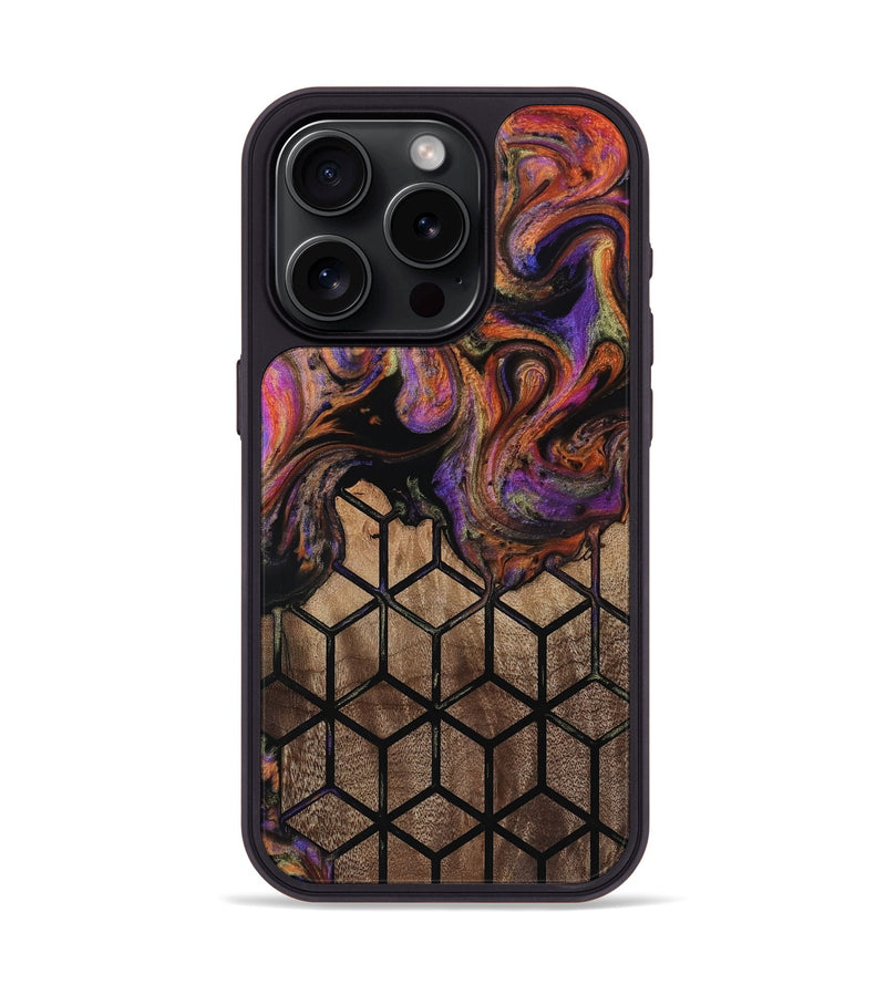 iPhone 15 Pro Wood Phone Case - Susan (Pattern, 812031)