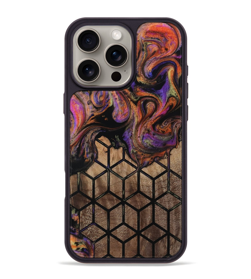 iPhone 16 Pro Max Wood Phone Case - Susan (Pattern, 812031)