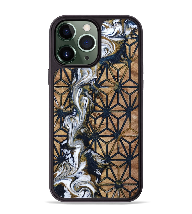 iPhone 13 Pro Max Wood Phone Case - Aleta (Pattern, 812032)