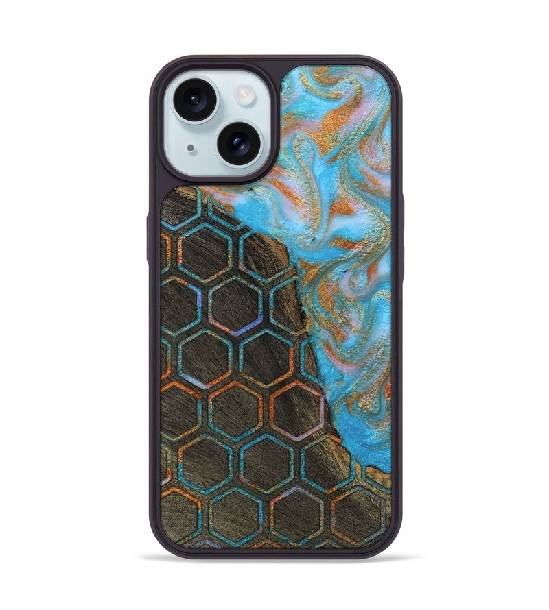 iPhone 15 Wood Phone Case - Alexus (Pattern, 812035)