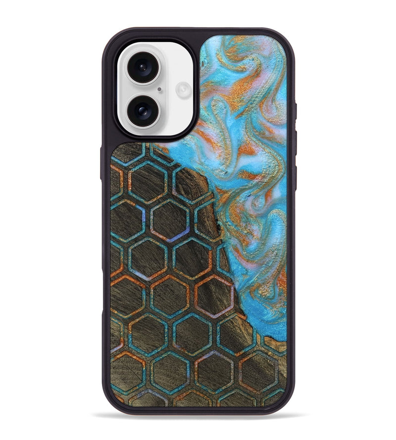 iPhone 16 Plus Wood Phone Case - Alexus (Pattern, 812035)