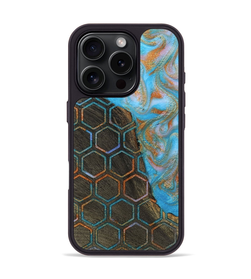 iPhone 16 Pro Wood Phone Case - Alexus (Pattern, 812035)