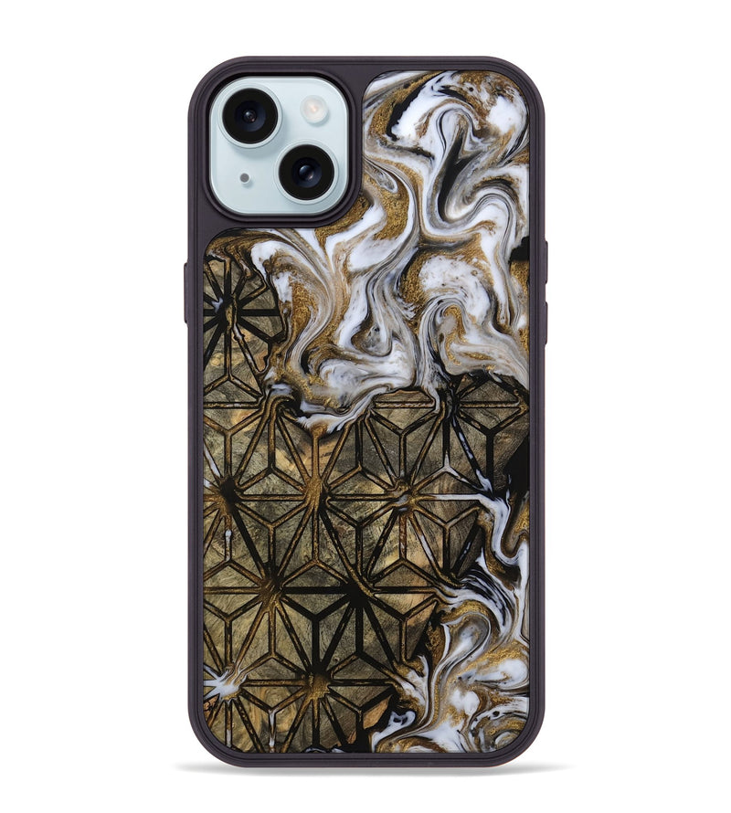 iPhone 15 Plus Wood Phone Case - Delmer (Pattern, 812037)