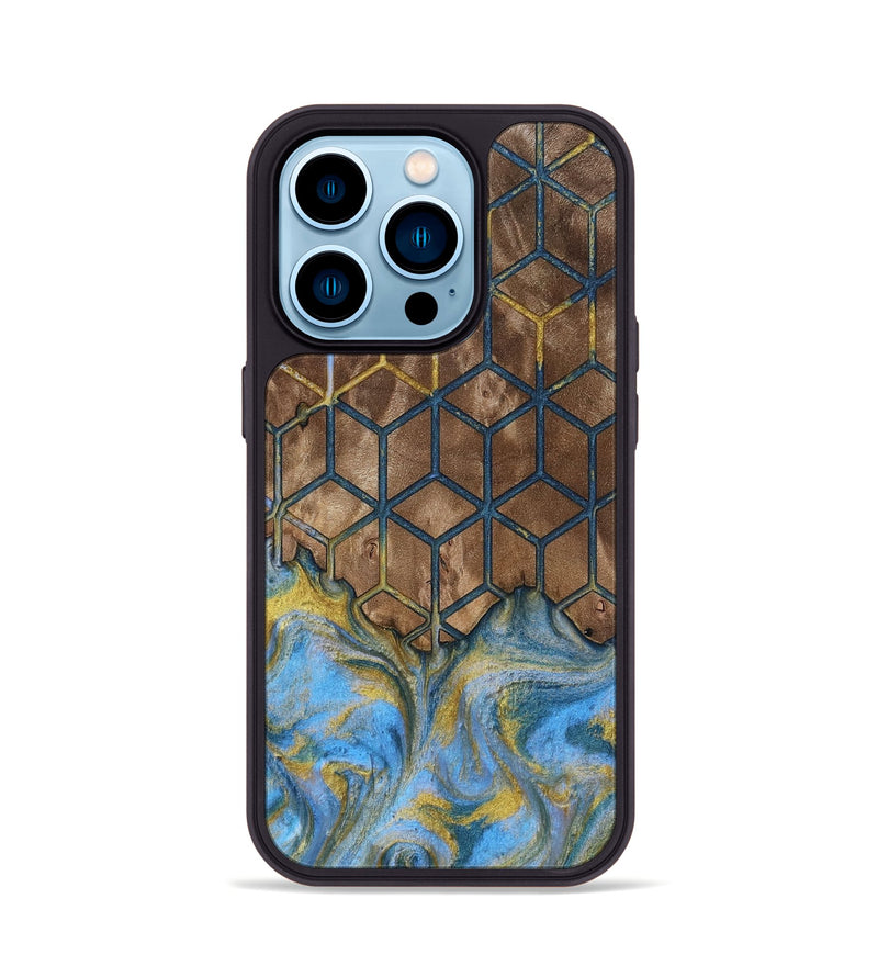 iPhone 14 Pro Wood Phone Case - Eldon (Pattern, 812038)