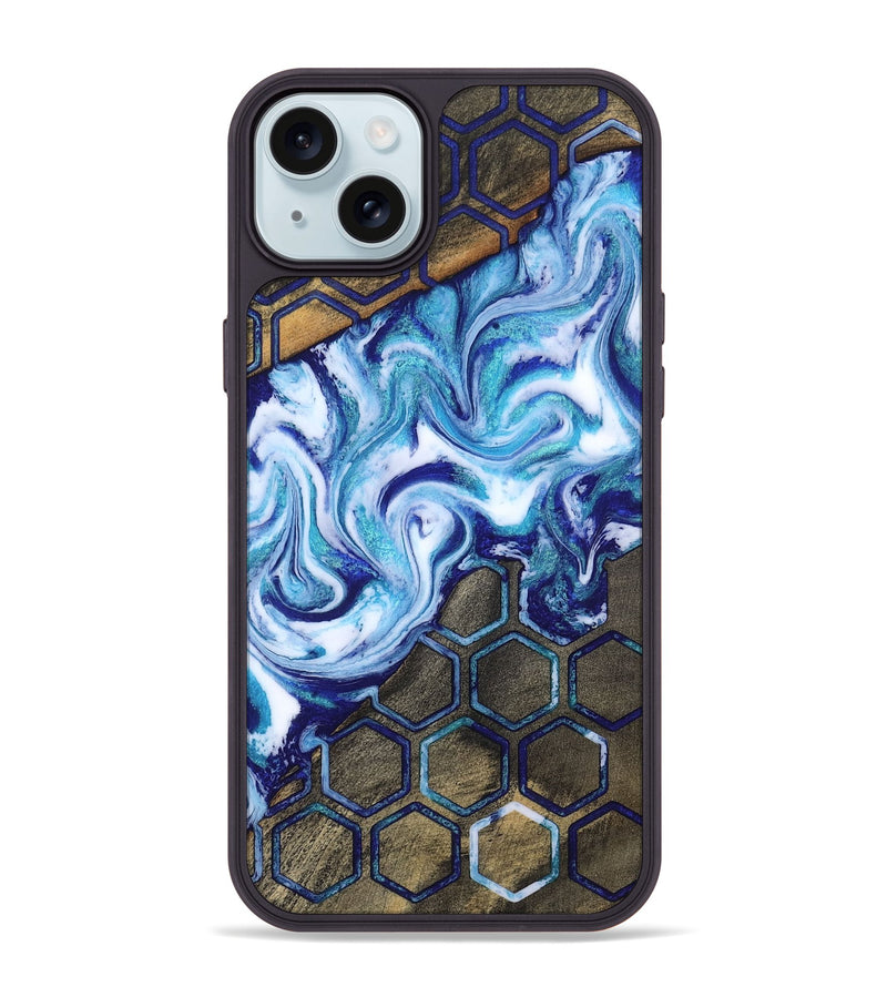 iPhone 15 Plus Wood Phone Case - Ulises (Pattern, 812039)