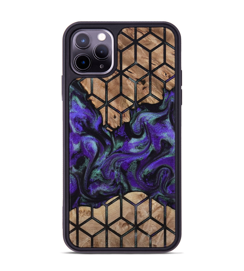 iPhone 11 Pro Max Wood Phone Case - Solomon (Pattern, 812041)