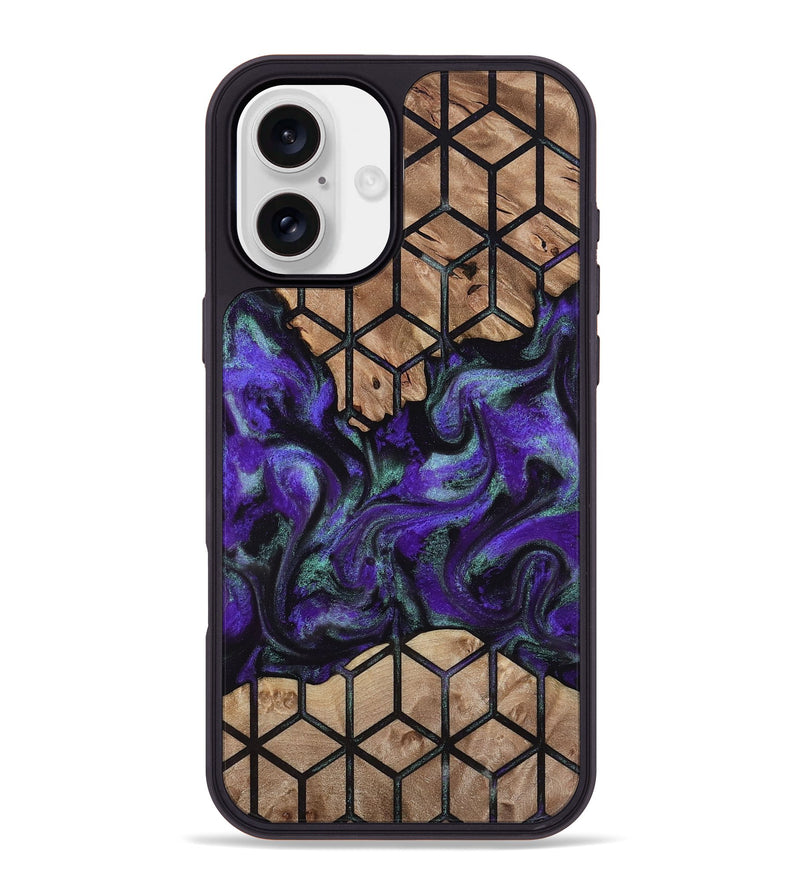iPhone 16 Plus Wood Phone Case - Solomon (Pattern, 812041)