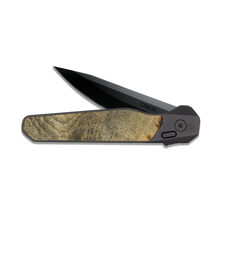 EDC Dark Slate Wood Pocket Knife - Zackery (Coastal, 812042)