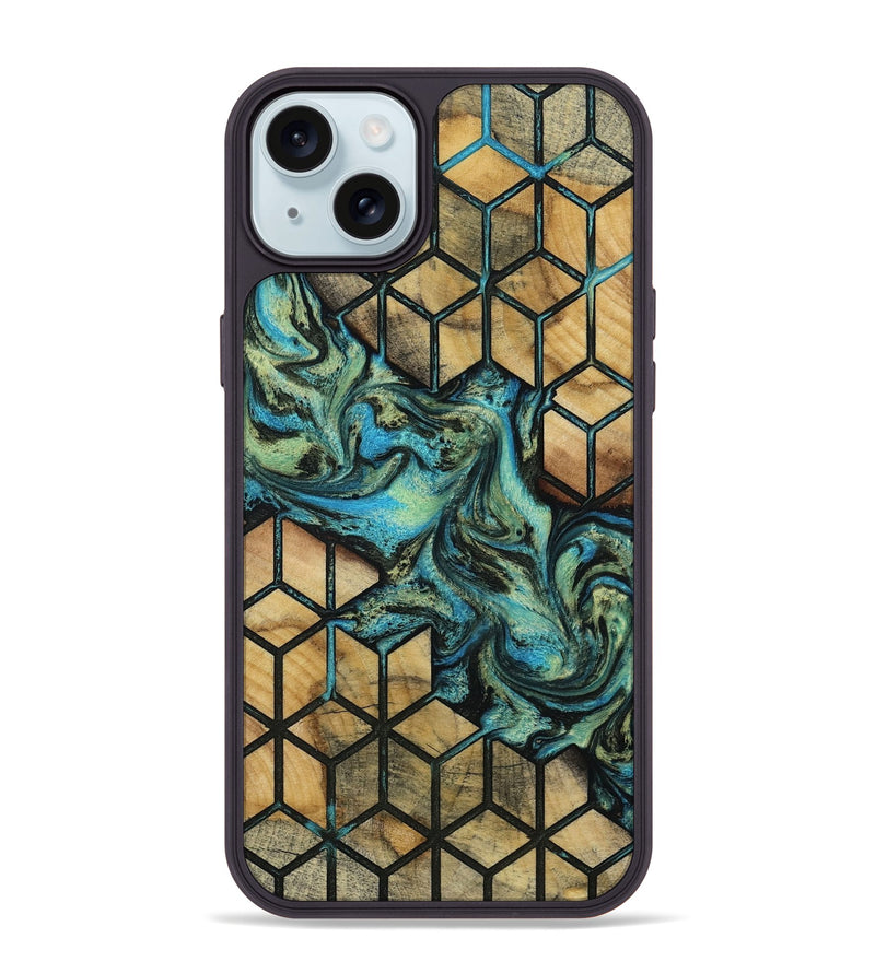 iPhone 15 Plus Wood Phone Case - Rome (Pattern, 812050)