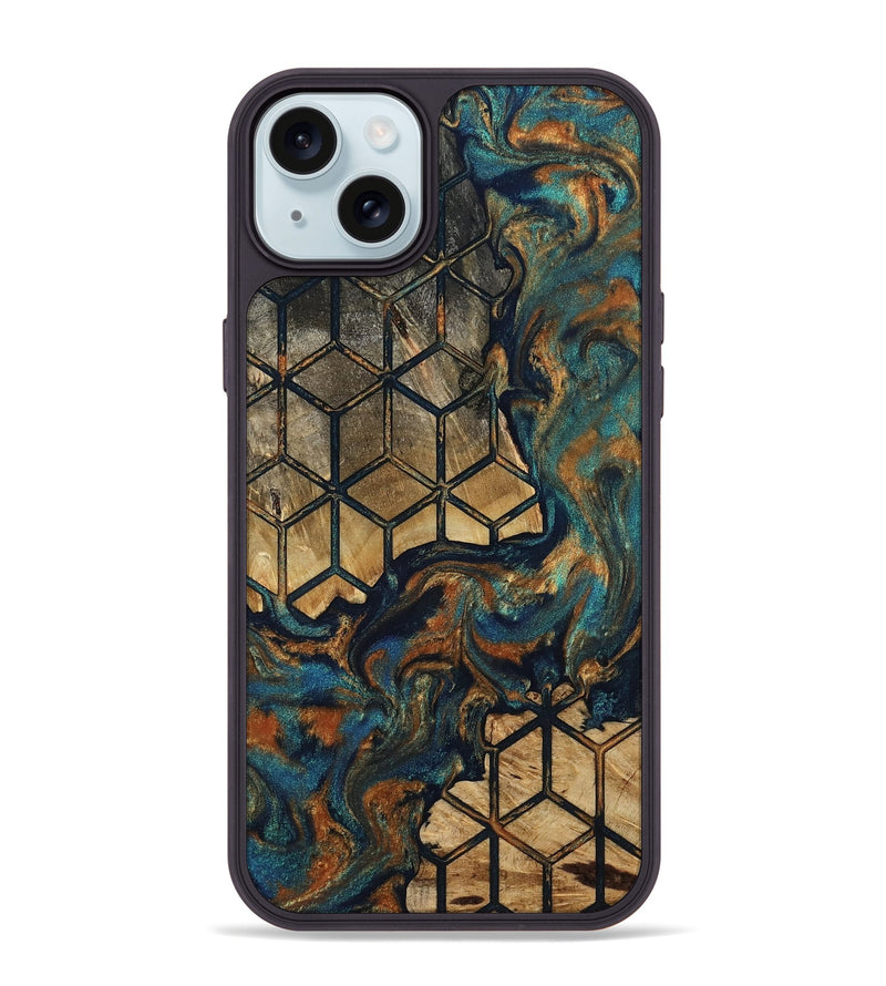 iPhone 15 Plus Wood Phone Case - Maxie (Pattern, 812053)
