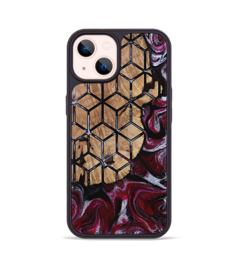 iPhone 14 Wood Phone Case - Kareem (Pattern, 812055)
