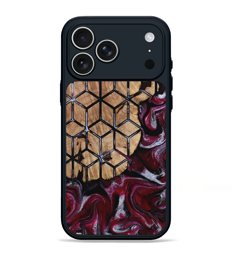 iPhone 17 Pro Max Wood Phone Case - Kareem (Pattern, 812055)