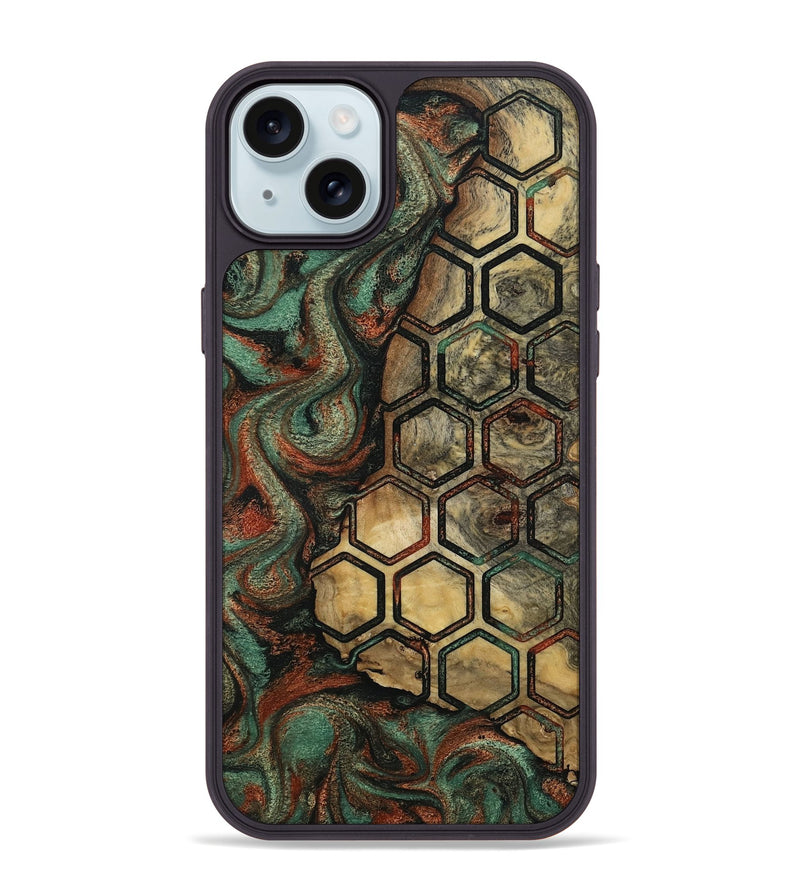 iPhone 15 Plus Wood Phone Case - Neva (Pattern, 812057)