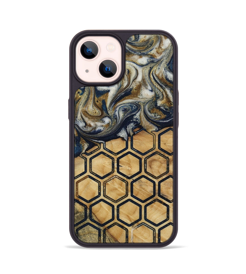 iPhone 14 Wood Phone Case - Shanta (Pattern, 812061)