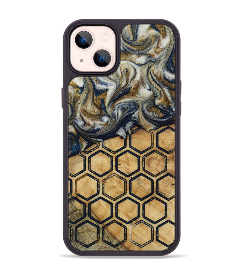 iPhone 14 Plus Wood Phone Case - Shanta (Pattern, 812061)