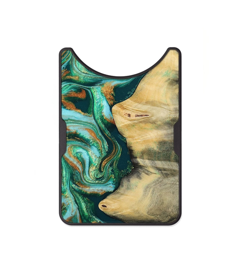 Alloy Wood Wallet - Ainara (Green, 812076)